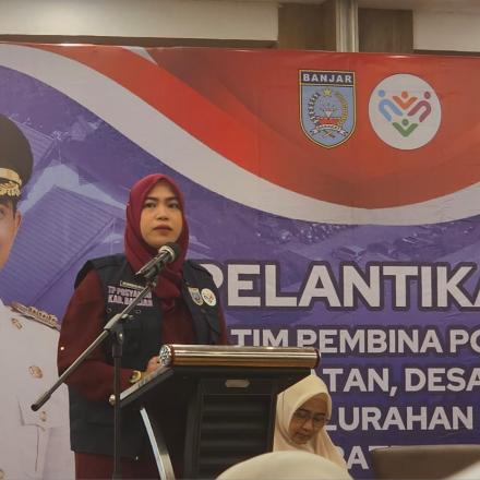Pelantikan Ketua Tim Pembina Posyandu Kecamatan,Desa Dan Kelurahan Se kabupaten Banjar